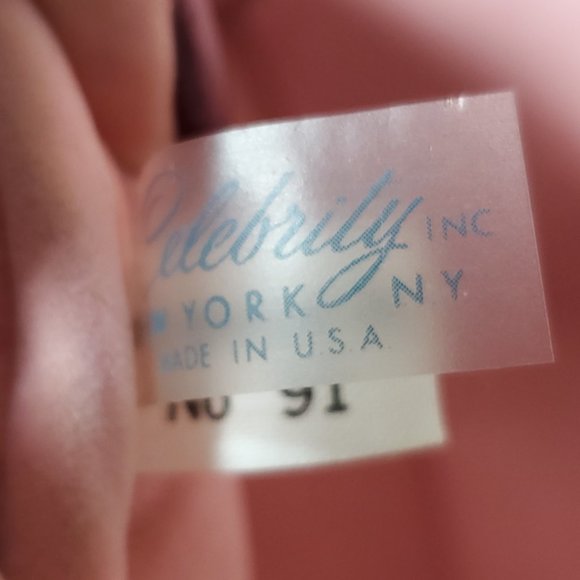 Celebrity Inc. New York NY -  Floral Satin Cosmetic Clutch - Vintage 1960's. - Picture 8 of 8